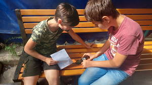 В УО «Юные краеведы» прошли практические занятия по темам «Компас и ориентирование» и «План местности»